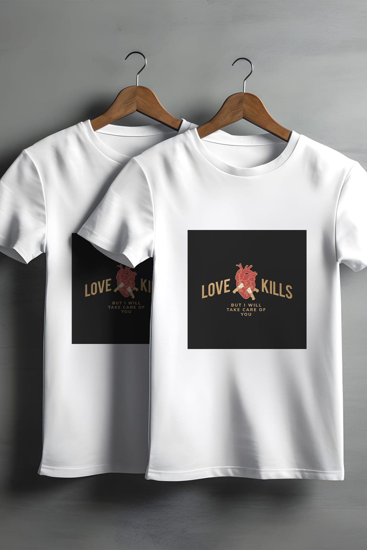Бяла тениска – Love kills